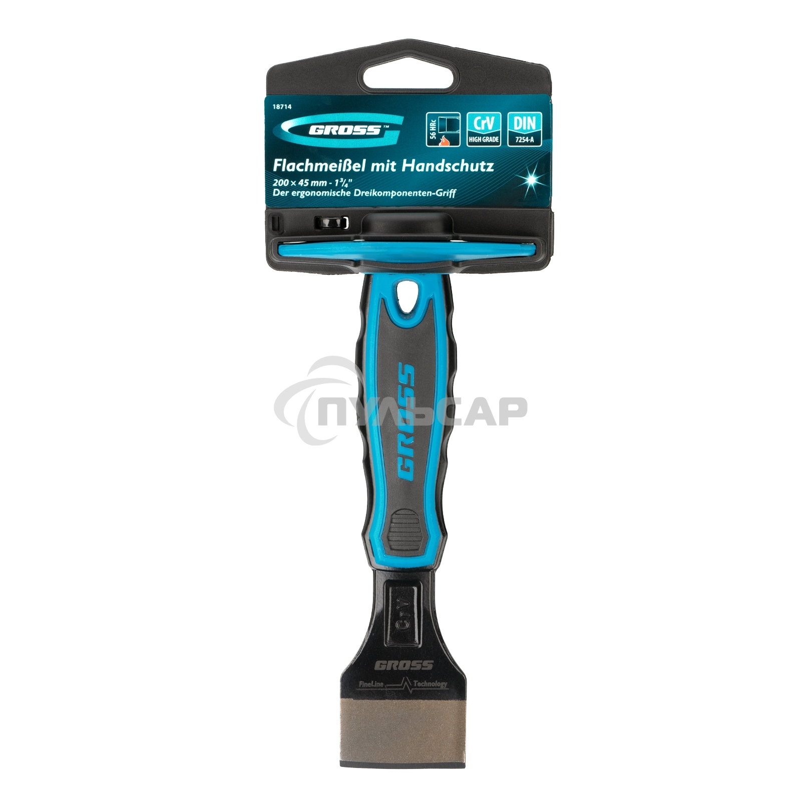 Зубило-конопатка, 200х45 мм-1-3/4