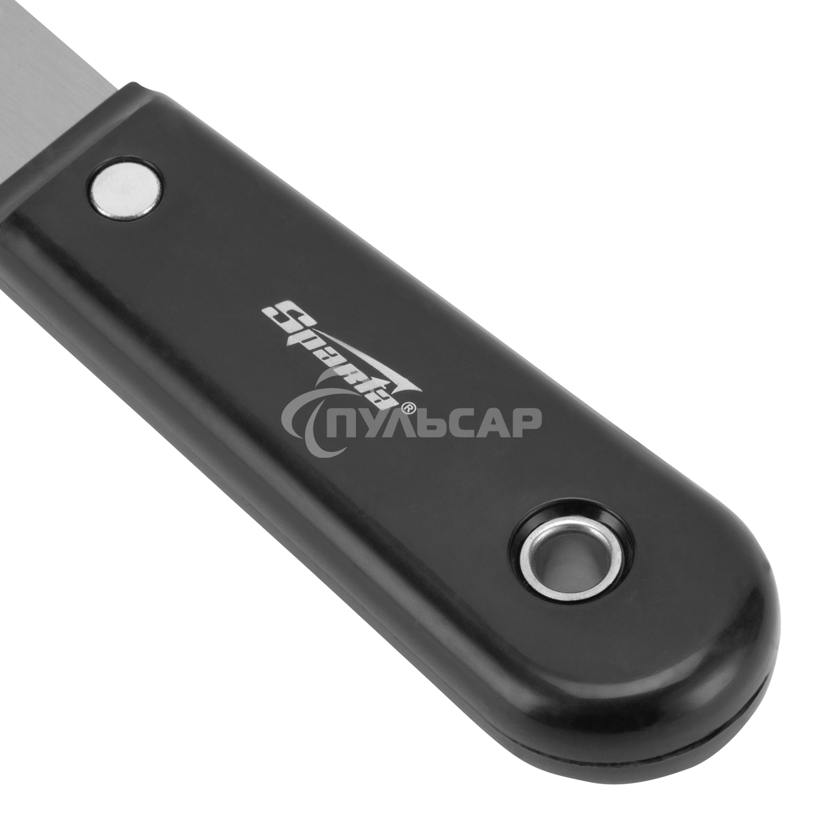 Шпательная лопатка Sparta стальная, 25 мм, полированная, пластмассовая ручка 852305