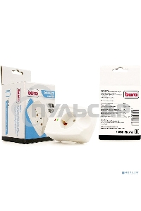 Сетевой фильтр Buro 100SH-Plus-W (1 розетка) белый (коробка)