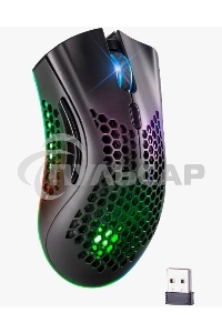Мышь беспроводная Defender Warlock GM-709L черный, 2400 dpi, радиоканал, USB, кнопки - 8
