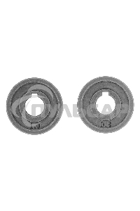 Подающий ролик, зубчатый профиль под флюсовую проволоку 0,8-1мм, 2 шт Denzel