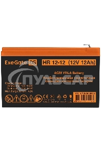 Батарея ExeGate HR 12-12 (12V 12Ah 1251W), клеммы F2