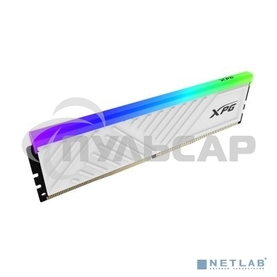 Оперативная память XPG Spectrix D35G RGb, DDR4, 16Gb, 3200MHz, CL16, UDIMM, с радиатором, RGb, белый