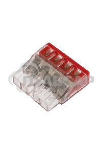 Электромонтажные экспресс-клеммы (2*2.5мм2) 5шт WAGO