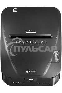 Шредер ГЕЛЕОС АП40-4, DIN P-4 (4 ур-нь секр.), фрагмент 3,9х12мм, АВТОПОДАЧА 170 лист (70г/м2), пл.карты/скрепки/скобы, 37 литров