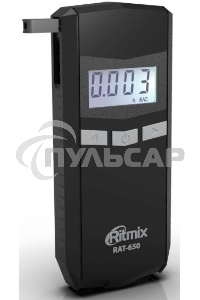 Алкотестер Ritmix RAT-650 электрохимический черный