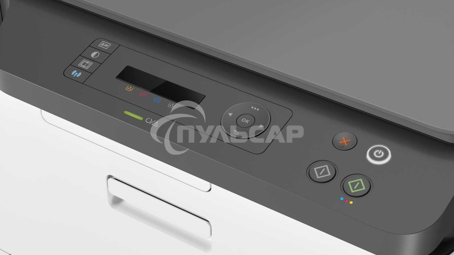 МФУ лазерное HP Color 178nw (4ZB96A), A4, цветной, печ. до 18 стр/мин. (ч/б) до 4 стр/мин. (цвет), 600 x 600 dpi, USB, RJ-45, Wi-Fi, Air Print, Mopria