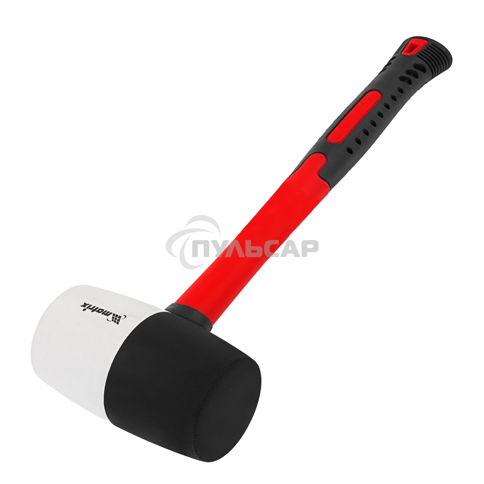 Киянка резиновая Matrix, 910 г, черно-белая резина, фибергласовая рукоятка