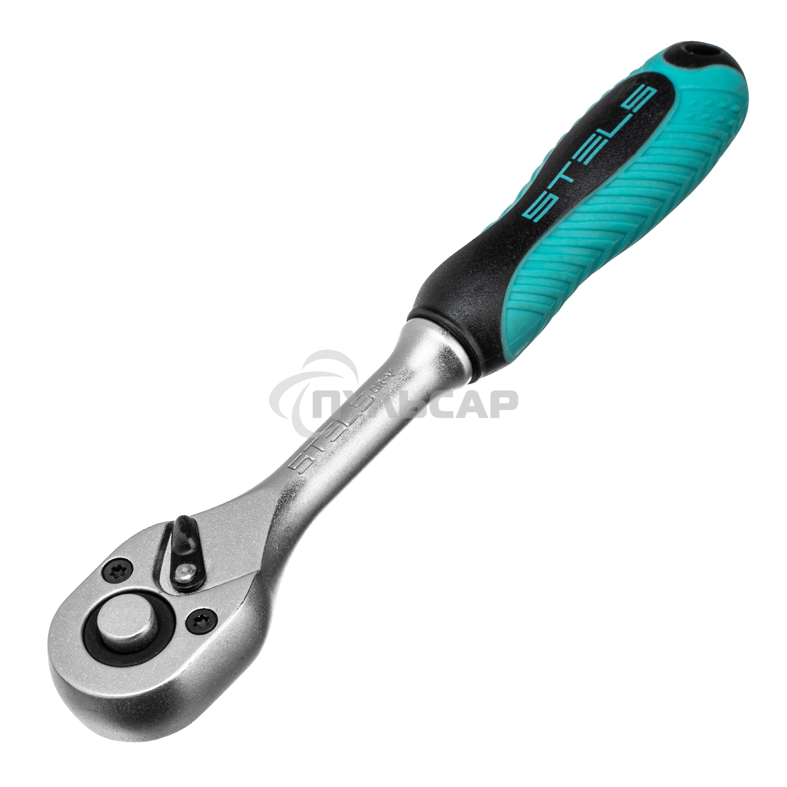 Ключ трещотка 1/4, 72 зуба, с быстрым сбросом. СrV Stels