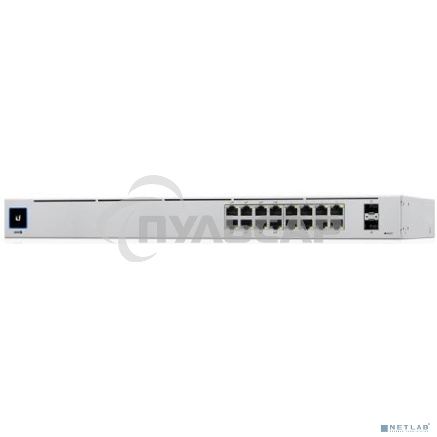 Коммутатор Ubiquiti UniFi USW-16-POE 2SFP 8PoE+ 42W управляемый