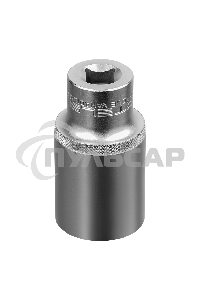 Головка торцевая удлиненная, 30 мм, 6-гранная, CrV, под квадрат 1/2