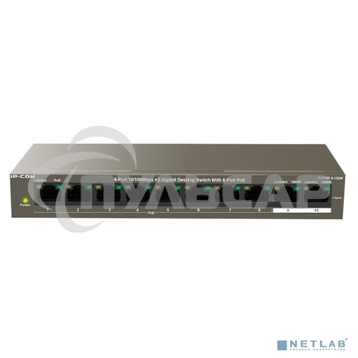 Коммутатор 10PORT 10/100M F1110P-8-102W IP-COM