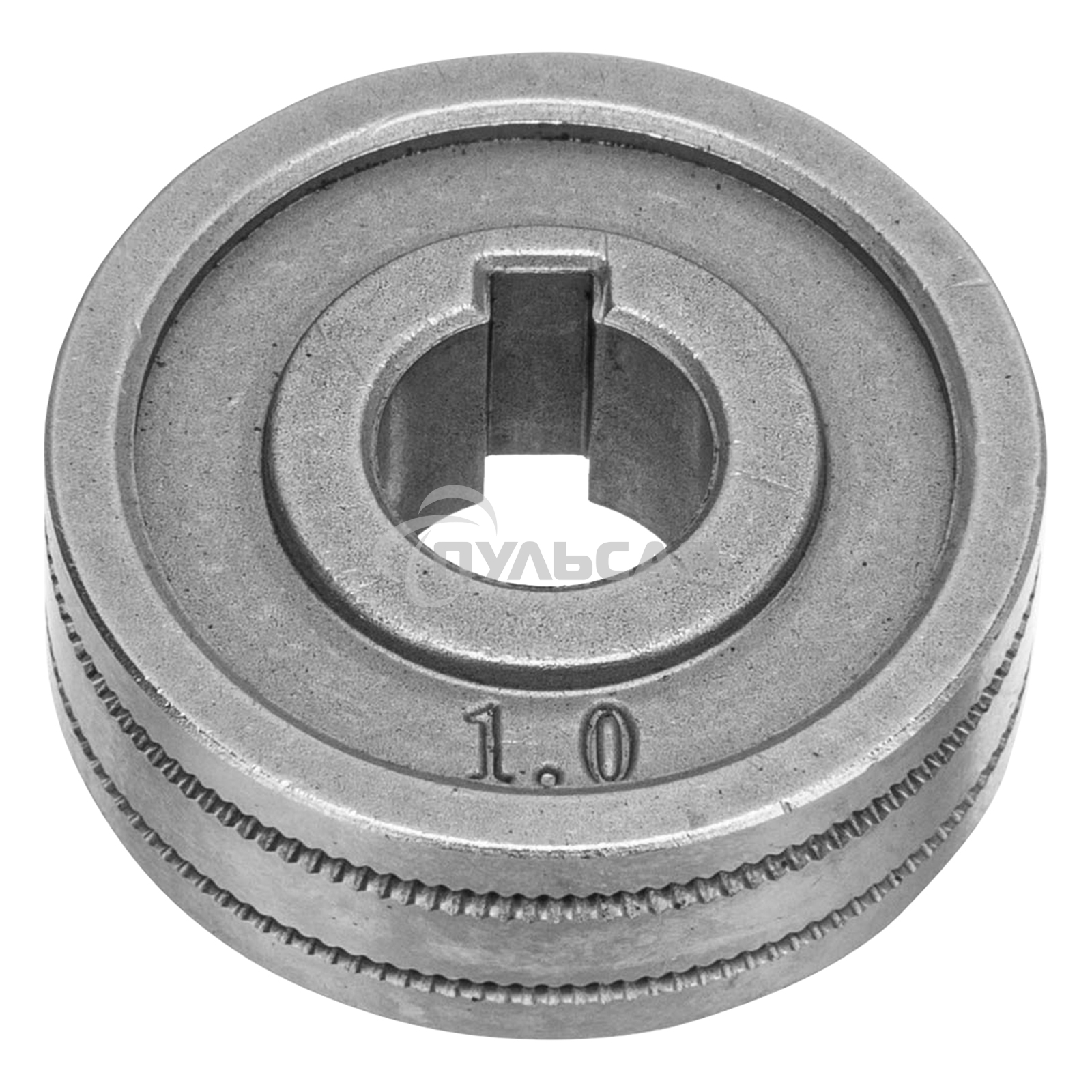 Подающий ролик, зубчатый профиль под флюсовую проволоку 0,8-1мм, 2 шт Denzel