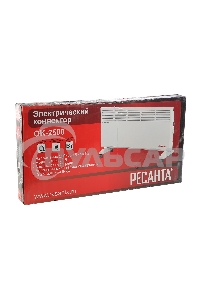 Конвектор Ресанта ОК-2500 белый, 2500 Вт, 30 м2, термостат