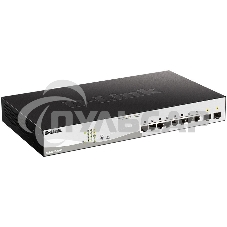 Коммутатор D-Link DGS-1210-10MP/FL 8G 2SFP 130W управляемый