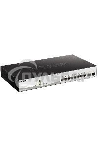 Коммутатор D-Link DGS-1210-10MP/FL 8G 2SFP 130W управляемый