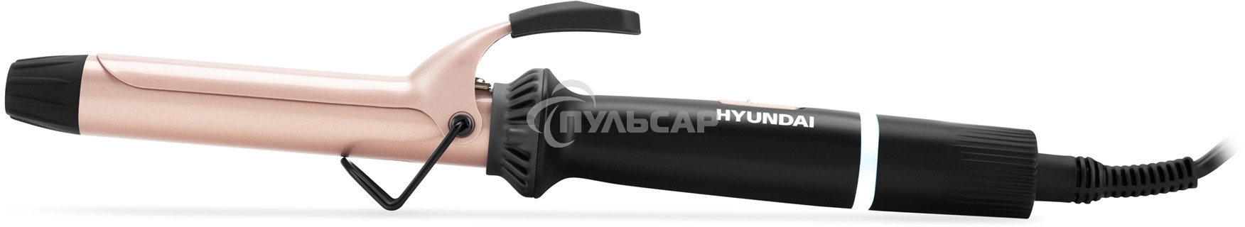 Щипцы Hyundai H-HS1422 40Вт макс.темп.:200С покрытие:керамико-турмалиновое черный