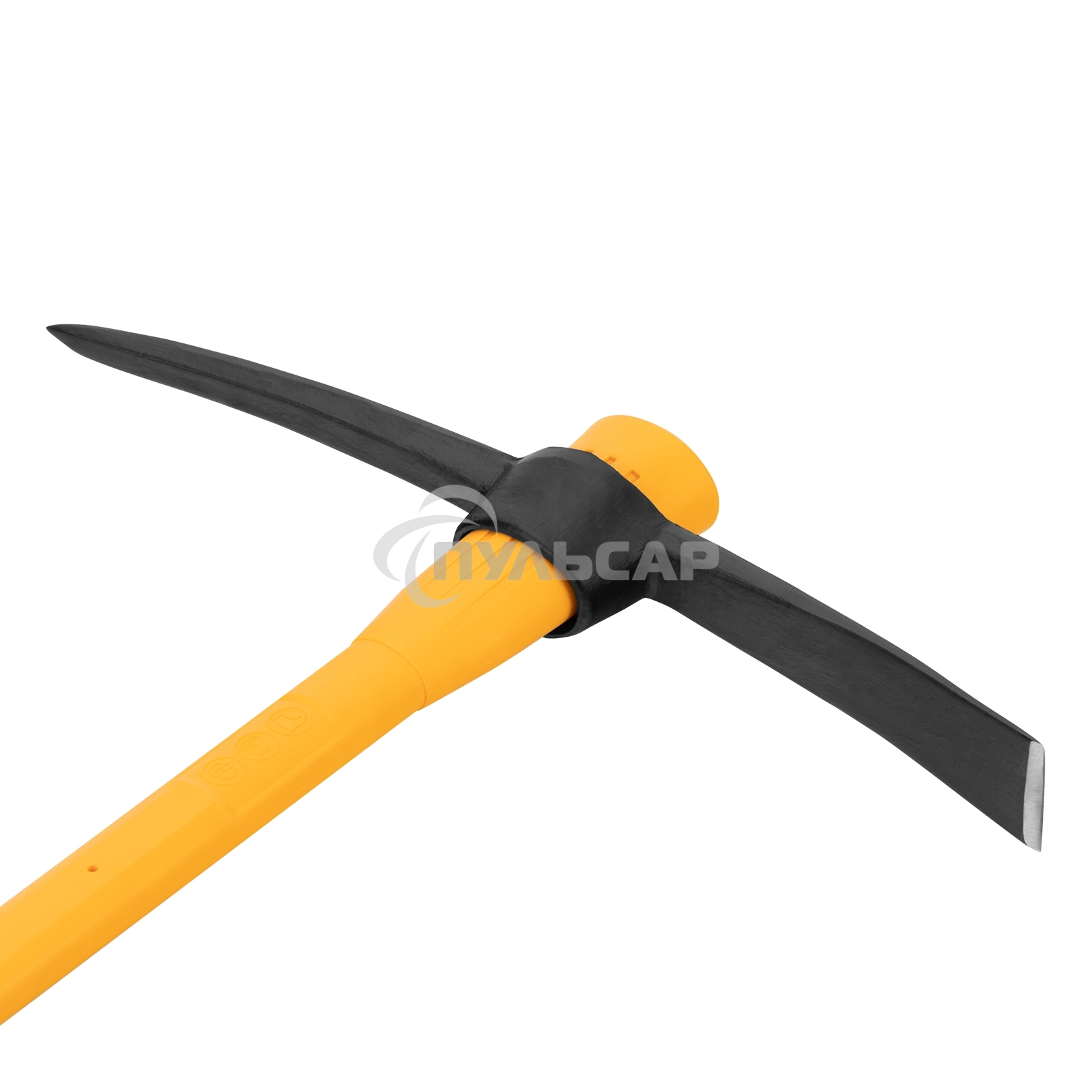 Кирка 1500 г, узкая, фиберглассовая обрезиненная рукоятка 900 мм Denzel