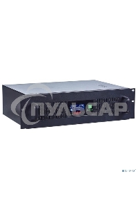 Источник бесперебойного питания ExeGate EP270874RUS Power RM Smart UNL-1500 LCD 1500VA, черный, 3U, 3 евророзетки, USB