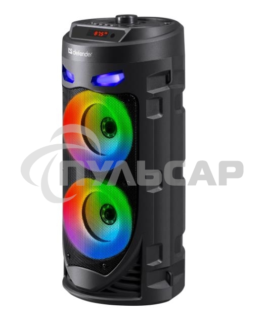 Портативная колонка Defender 16W черный CRASHBOOM
