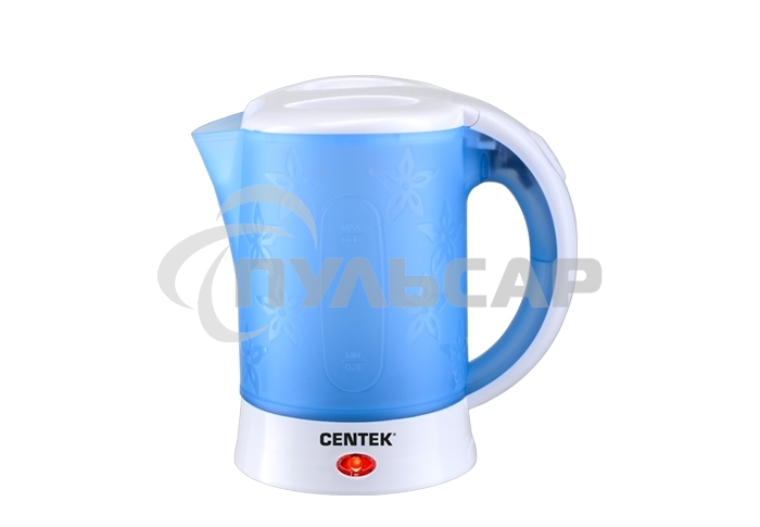 Чайник электрический дорожный Centek CT-0054 blue, 600мл, 600Вт
