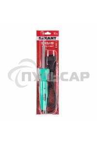 Паяльник Rexant с нагревателем, долговечное жало, 220 В/40 Вт, LED подсветка