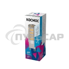 Лампа светодиодная Космос 482441 LksmLED5WG9C4500pcLED 5Вт 220В G9 4500К Лампа светодиодная Космос 482441 LksmLED5WG9C4500pcLED 5Вт 220В G9 4500К