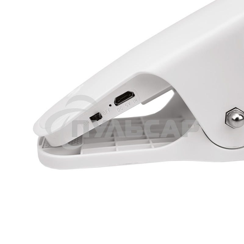 Светильник настольный Click 4 Вт 4000 К диммируемый 3 ступени, заряжаемый (автономный режим 3 часа), прищепка, LED Rexant