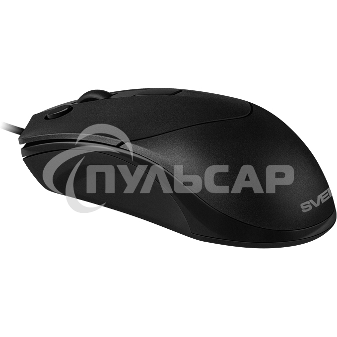 Мышь проводная SVEN RX-100 черный, 4000 dpi, USB, кнопки - 6