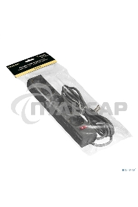 Сетевой фильтр ExeGate EX279179RUS SP-5-7B (5 розеток, 7м, евровилка, черный)