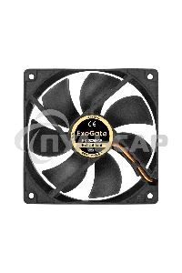 Вентилятор для корпуса ExeGate ExtraSilent ES12025H3P черный, 120 мм, 1450 об/мин, 24 дБ, 3 pin