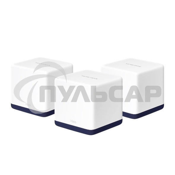 Система Mercusys MESH AC1900 Whole Home Mesh Wi-Fi System, 3× Internal Antennas, 3×Gb ports (WAN/LAN) (2-pack)