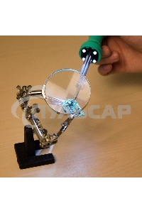 Паяльник Rexant с нагревателем, долговечное жало, 220 В/40 Вт, LED подсветка