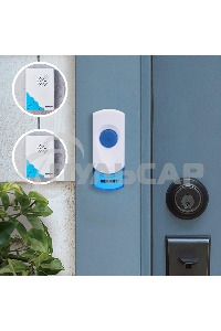 Беспроводной дверной звонок Rexant с двумя вызывными панелями кнопка IP 44 RX-5