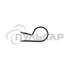 Кабельная скоба под винт Rexant 5 мм, черная, упаковка 50 шт.