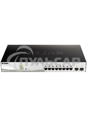 Коммутатор D-Link DGS-1210-10MP/FL 8G 2SFP 130W управляемый