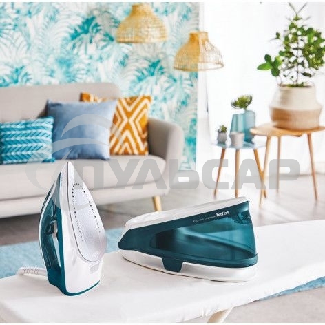 Парогенератор Tefal SV6115E0 2200Вт бирюзовый/белый