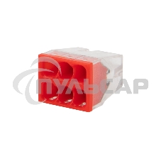 Экспресс-клемма Rexant СМК 2273-206, 6-проводная 0.5-2.5 мм², прозрачная (100 шт./уп.)