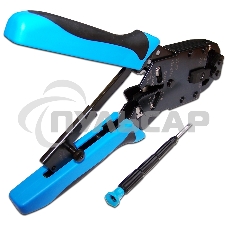 Обжимной инструмент 4P, 6P, 8P, с храповым механизмом