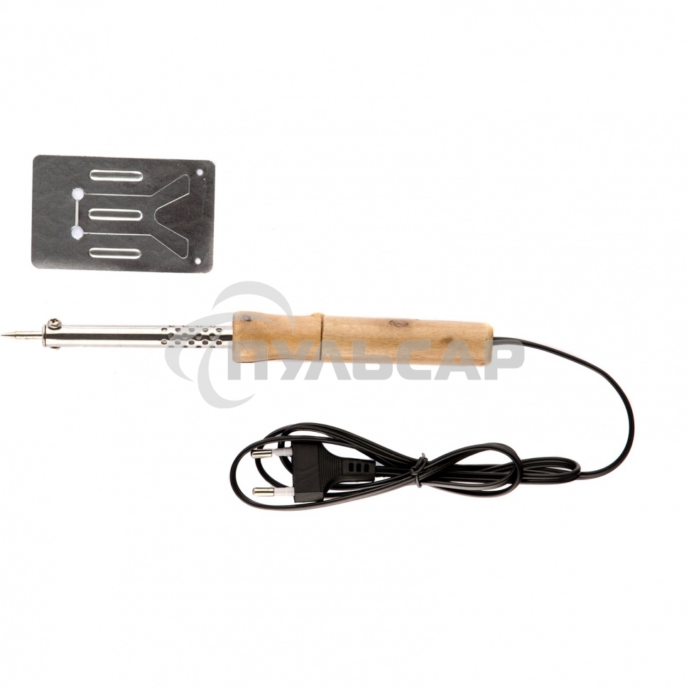 Паяльник с ручкой из дерева, 40 Вт  Sparta