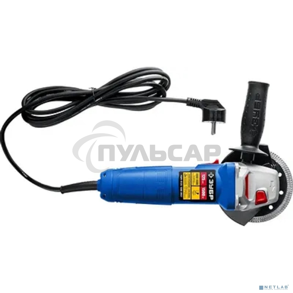 Углошлифовальная машина ЗУБР 125 мм, 1500 Вт, регулировка оборотов, серия Профессионал.