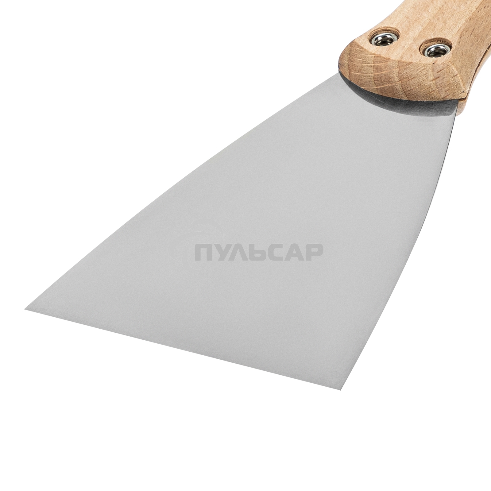 Шпательная лопатка Matrix из нержавеющей стали, 80 мм, буковая рукоятка, EFP