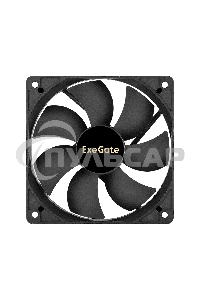 Вентилятор для корпуса ExeGate ExtraSilent ES12025H3P черный, 120 мм, 1450 об/мин, 24 дБ, 3 pin