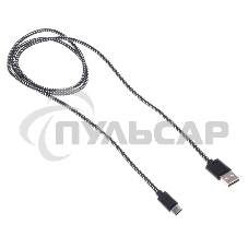 Кабель Buro Braided USB A(m)-USB Type-C (m) 1м (BHP RET TYPEC1) Кабель Buro Braided USB A(m)-USB Type-C (m) 1м (BHP RET TYPEC1)