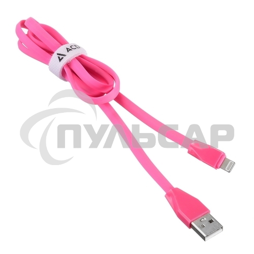 Кабель USB ACD-Life Lightning ~ USB-A TPE, 1м, маджента (ACD-U920-P5M)