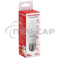 Лампа светодиодная Hiper THOMSON LED CANDLE 10W 830Lm E27 4000K TH-B2024