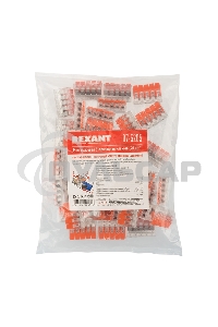 Универсальная компактная клемма, 5-проводная до 4,0 мм² (40 шт./уп.) Rexant