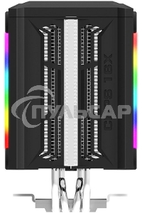 Кулер ZALMAN CNPS16X Black, 120мм RGB FAN, 4 HEAT PIPES, 4-PIN PWM, 1350-2700 RPM, 20-32DBA, LONG LIFE BEARING, FULL SOCKET SUPPORT