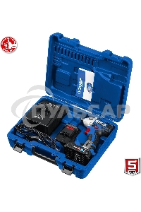 Бесщеточный гайковерт ЗУБР Профессионал GB-250-22, 20В, 2 АКБ (2Ач), в кейсе