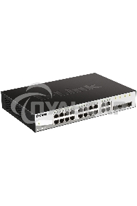 Коммутатор D-Link Gigabit Smart Switch with 16 10/100/1000Base-T ports and 4 Gigabit MiniGbIC (SFP) ports